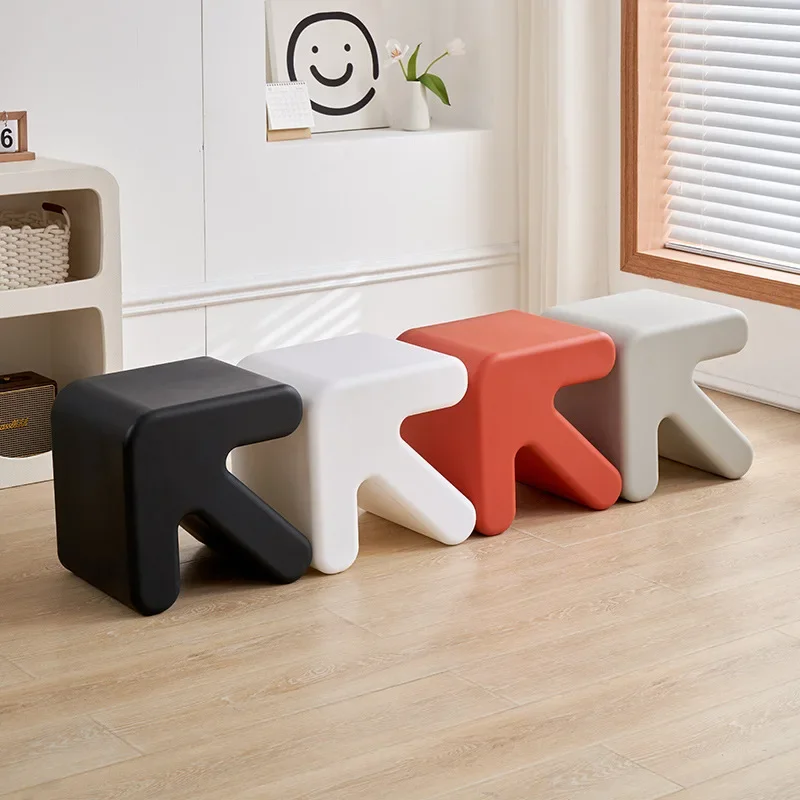 Small Plastic Stools Household Combination Sofas Shoe Changing Stools Modern Living Room Coffee Table Chairs Arrow Low Stools