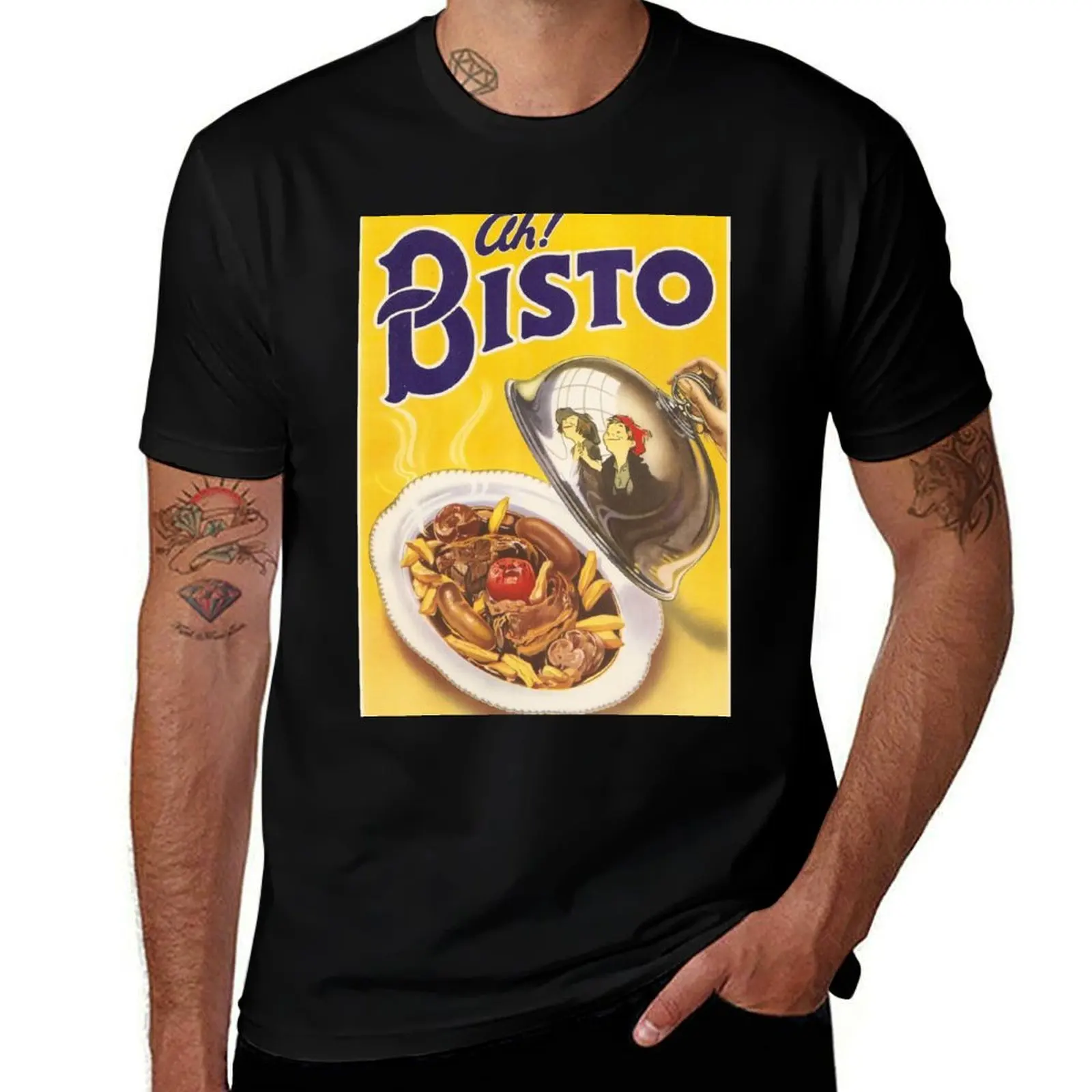 

Vintage Bisto Advertising T-Shirt Man t-shirt shirts graphic tees gifts for boyfriend funny t shirts for men