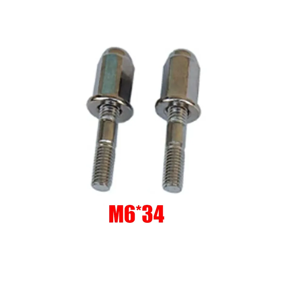 2PCS  Exhaust Escape moto Nuts screw M6 M7 M8 For GY6 M6 M7 M8 125cc 250cc chinese dirt pit monkey bike scooter muffler Studs