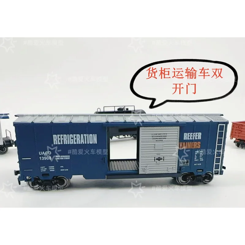 

HF 1/87 Scale HO Type Boxcar Oil Tanker Transport Vehicle Alloy Model Collection Item Decorative