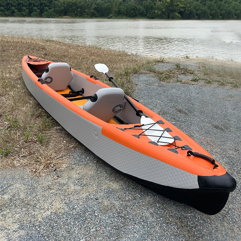 Thickened Inflatable Boat for Single or Double  High Quality PVC  Pedal