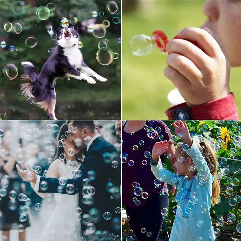 ABWE-30PCS Big Bubbles Wand Kit For Kids Creative Bubble Making Colorful Bubble For Outdoor Activity & Party