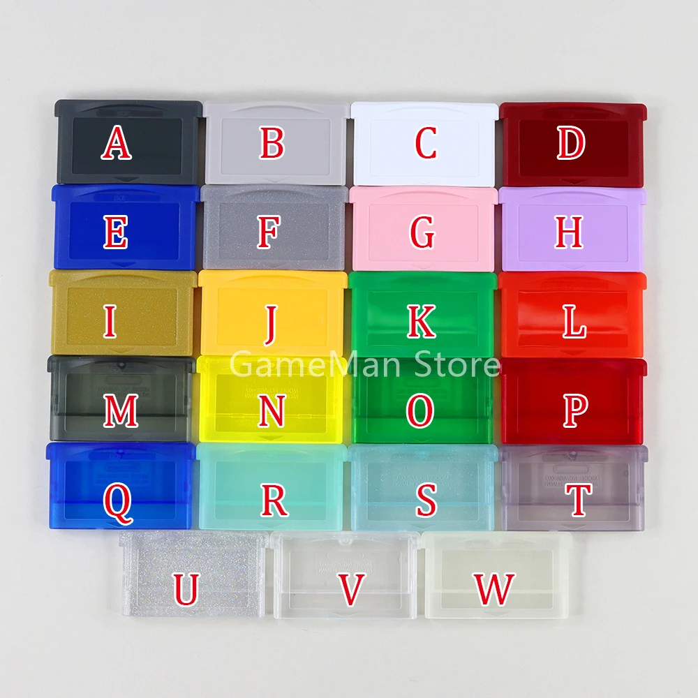 10 pezzi per custodia per carte da gioco GBA per GBM GBA SP NDS NDSL cartuccia di gioco scatola protettiva Shell con viti