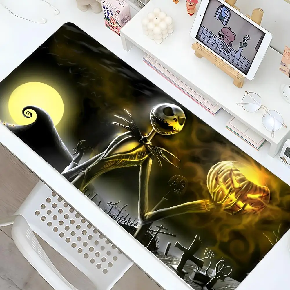 NightmareS BeforeS Christmas Mouse Pad Gaming Locking Edge Big Computer Fashion Gamer Large Raber Art Mousepad Laptop Desk Mat
