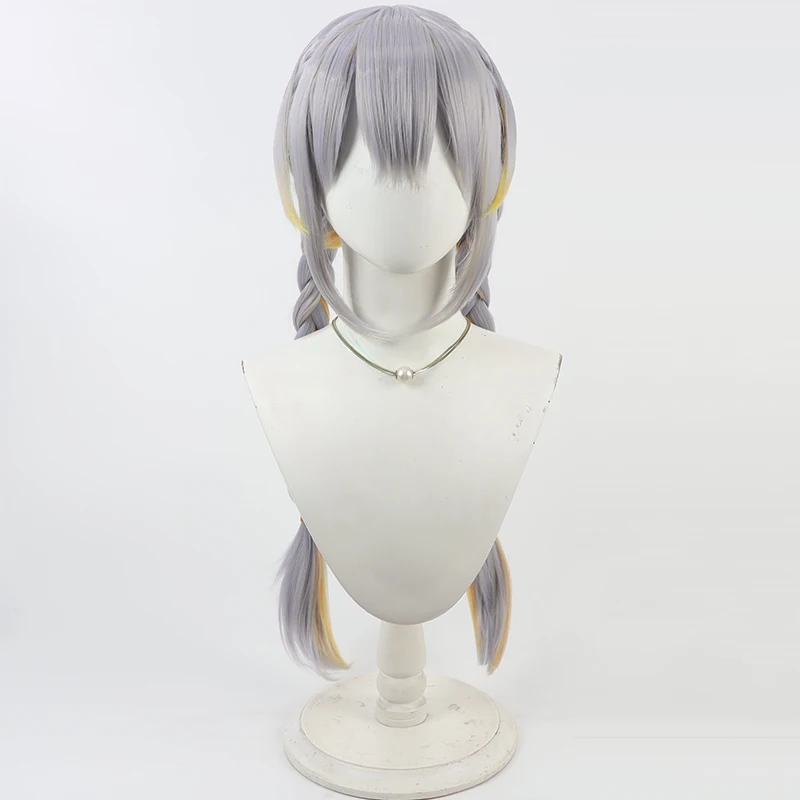 Virtual YouTube Vtuber Shioriha Ruri Cosplay Wig Halloween Carnival Party Props Synthetic Hair Heat Resistant Fiber + Wig Cap