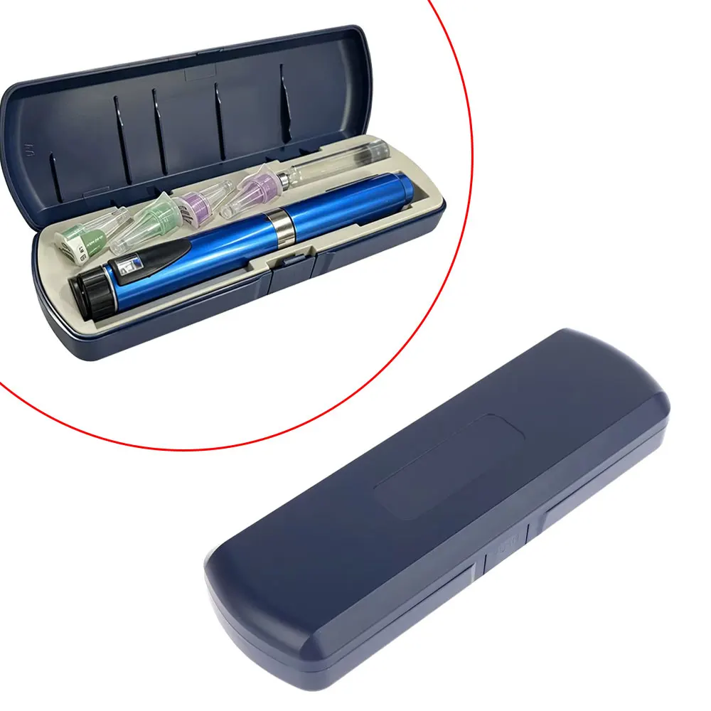 Insulin Pen Storage Box Portable Insulin Injection Pen Case Organizer Insulin Pens and Diabetic Supplies Box Travel Case