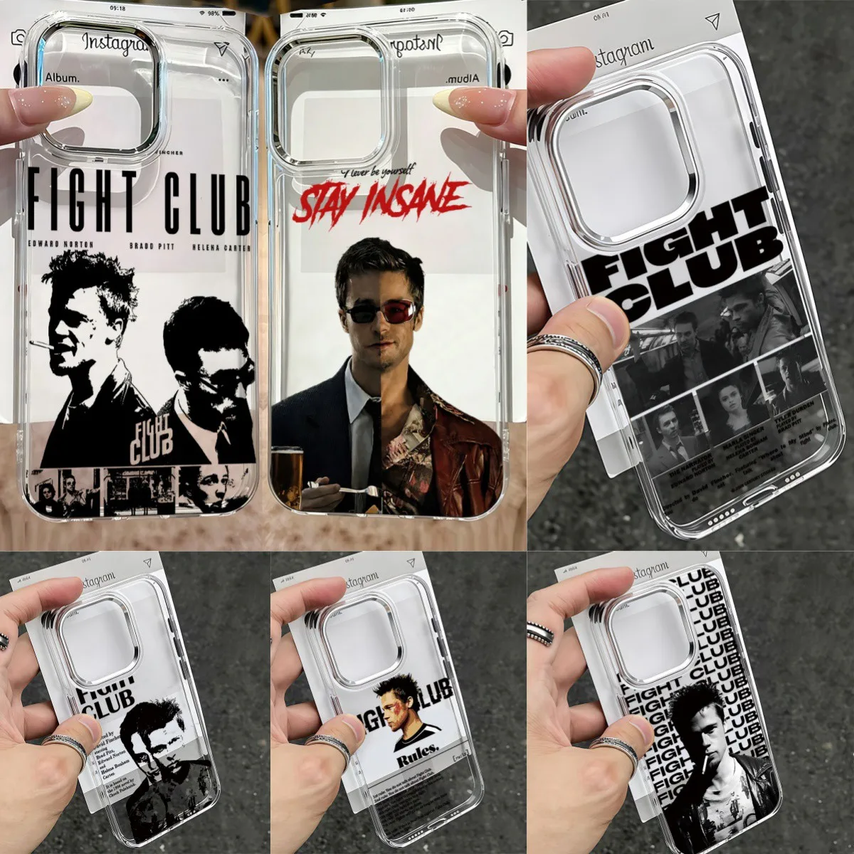 Movie Fight ClubS Phone Case for Samsung Galaxy A57 A56 A36 A26 A55 A35 A16 A54 A34 A25 A24 A15 A73 A53 A33 5G