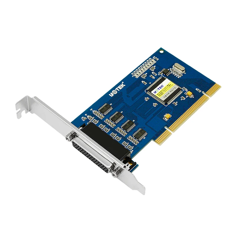 UOTEK PCI to RS-232 Serial Card RS232 4 Ports High Speed DR44 Expansion Converter Industrial Grade Adapter UT-754