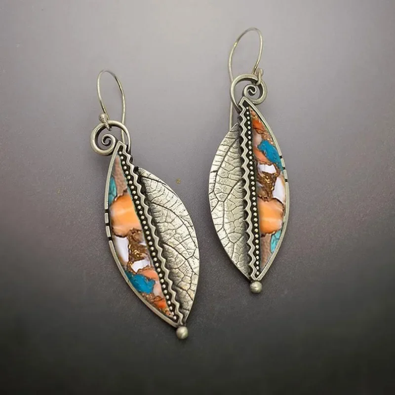 Fashion Bohemian Earring Imitation Turquoise Earring Earrings for Women Vintage Earrings Jewelry Perfect Gift To Lover Friend