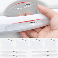 8pcs Transparent Car Door Handle Protector Stickers Film For Jaguar XE XF XJ F-Type F-Pace XFR XKR XEL XFL XK XJL XJ6 XJS E-Pace