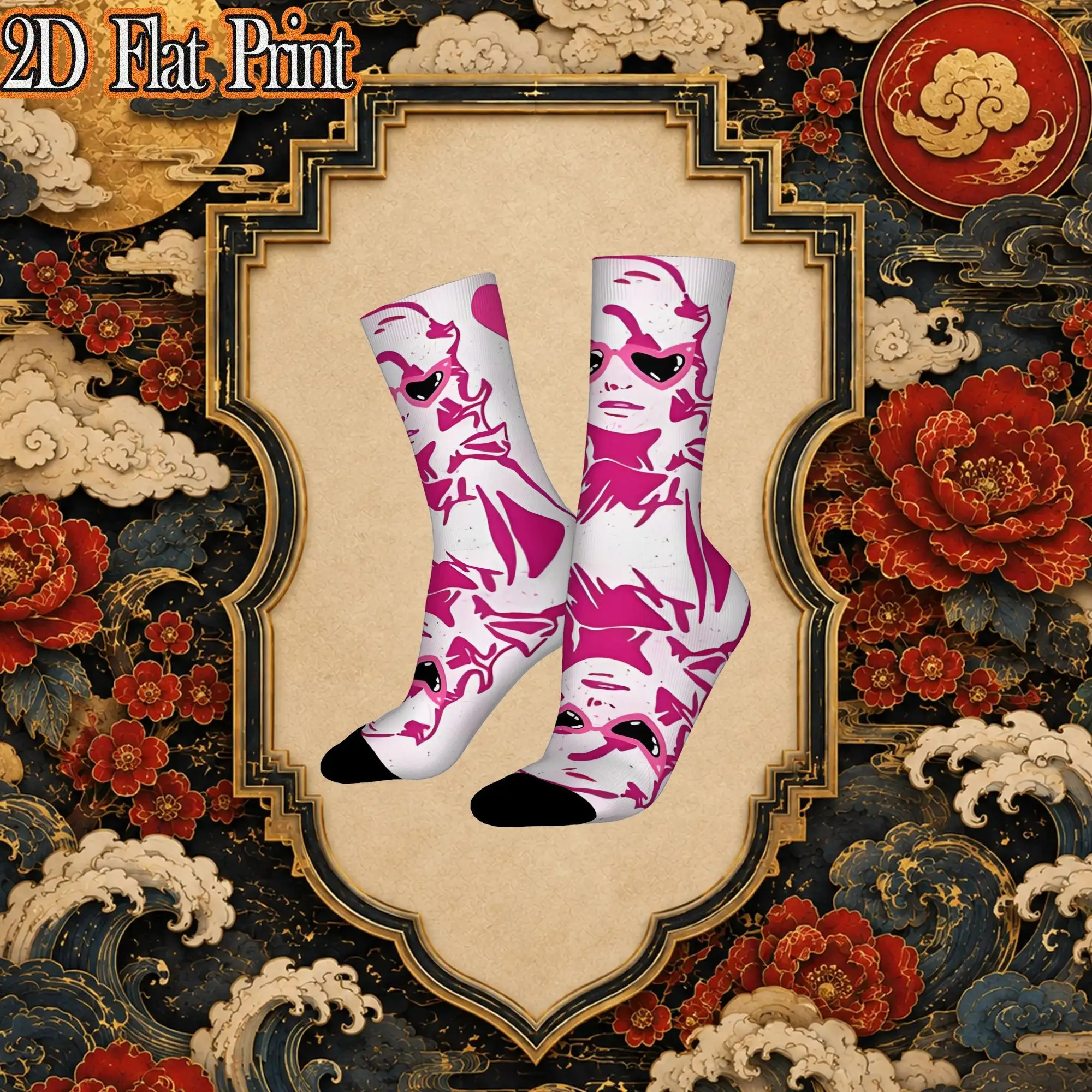Dolly Parton Country Music Queen  Card Outdoor Men's compression Socks Unisex items Crew Sock Cycling socks