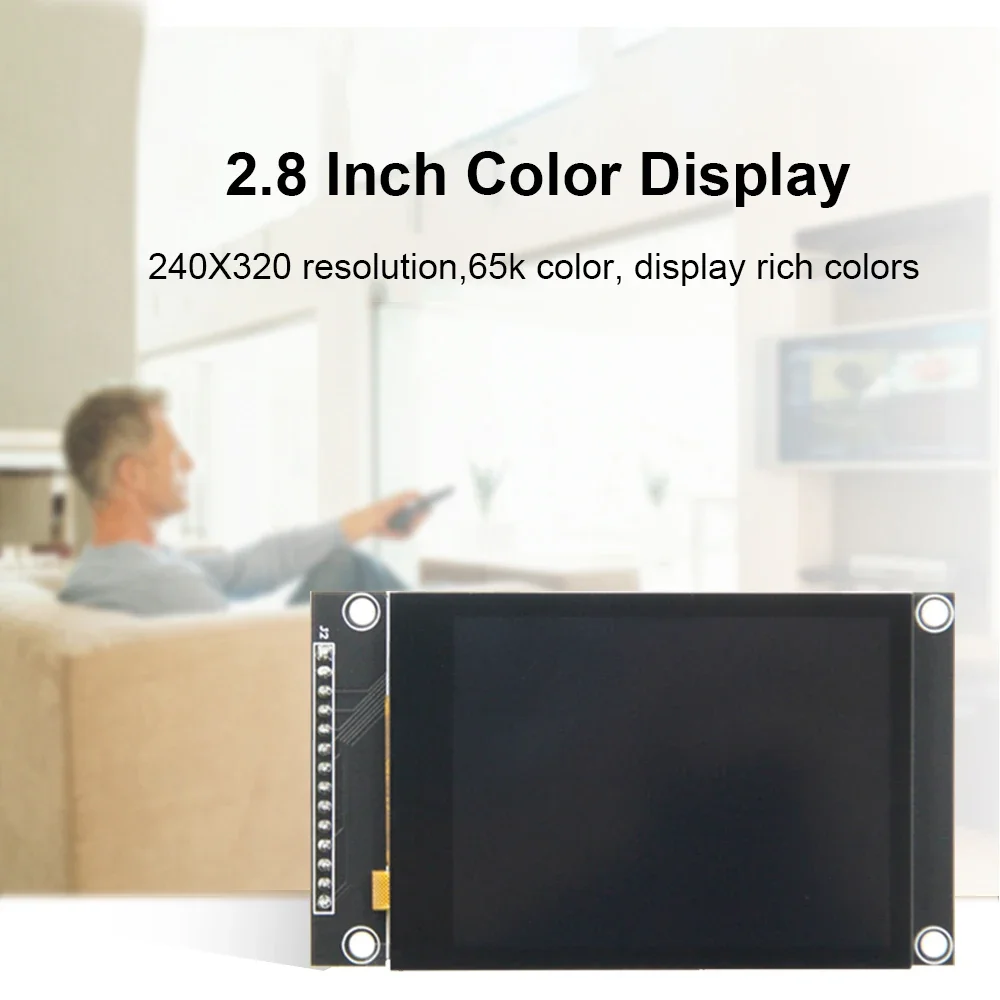 2.8 Inch IPS Touch Screen ESP32 Display 2.8" 320x240 ILI9341 Capacitive Touch SPI TFT LCD Module for Arduino/Mega2560/C51/ESP32