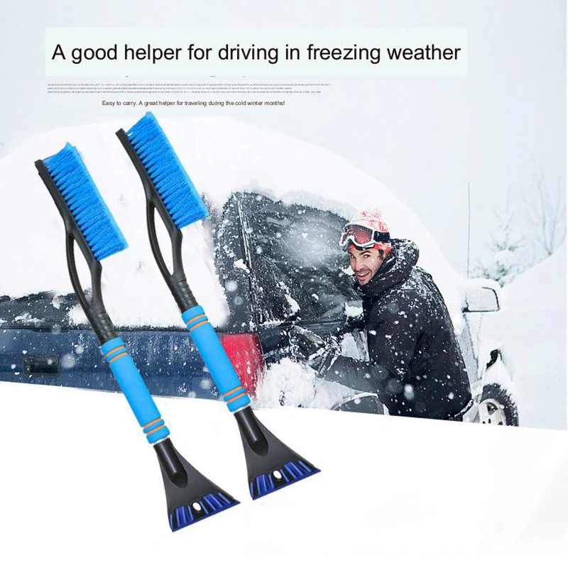 

Car Ice Scraper Snow Shovel, Car Windshield Car Defrost Snow Remover Cleaning Brush for Winter Car Accessories