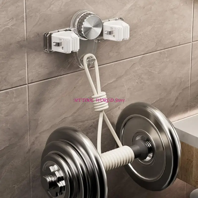 

Wall Mounted Broom Hanger Cleaning Tool Mop Holder Hooks Rack for Efficient Storage in Bathroom Kitchen Office A2BB
