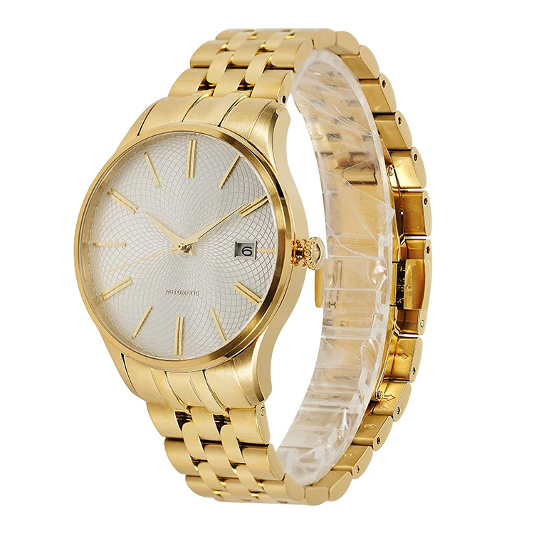 304 Stainless Steel Gold Watches 30M Waterproof Date Display Automatic Watch Men NH35 Movement Watches Men Wrist