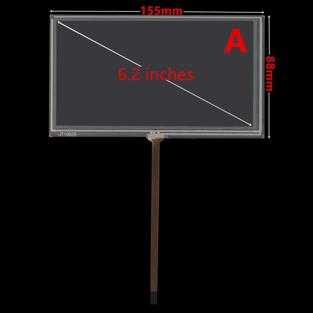 6.2 Inch 155mm*88mm Resistance Digitizer Touch Screen Panel Glass For Car DVD GPS Navigation Multimedia Replacement Parts