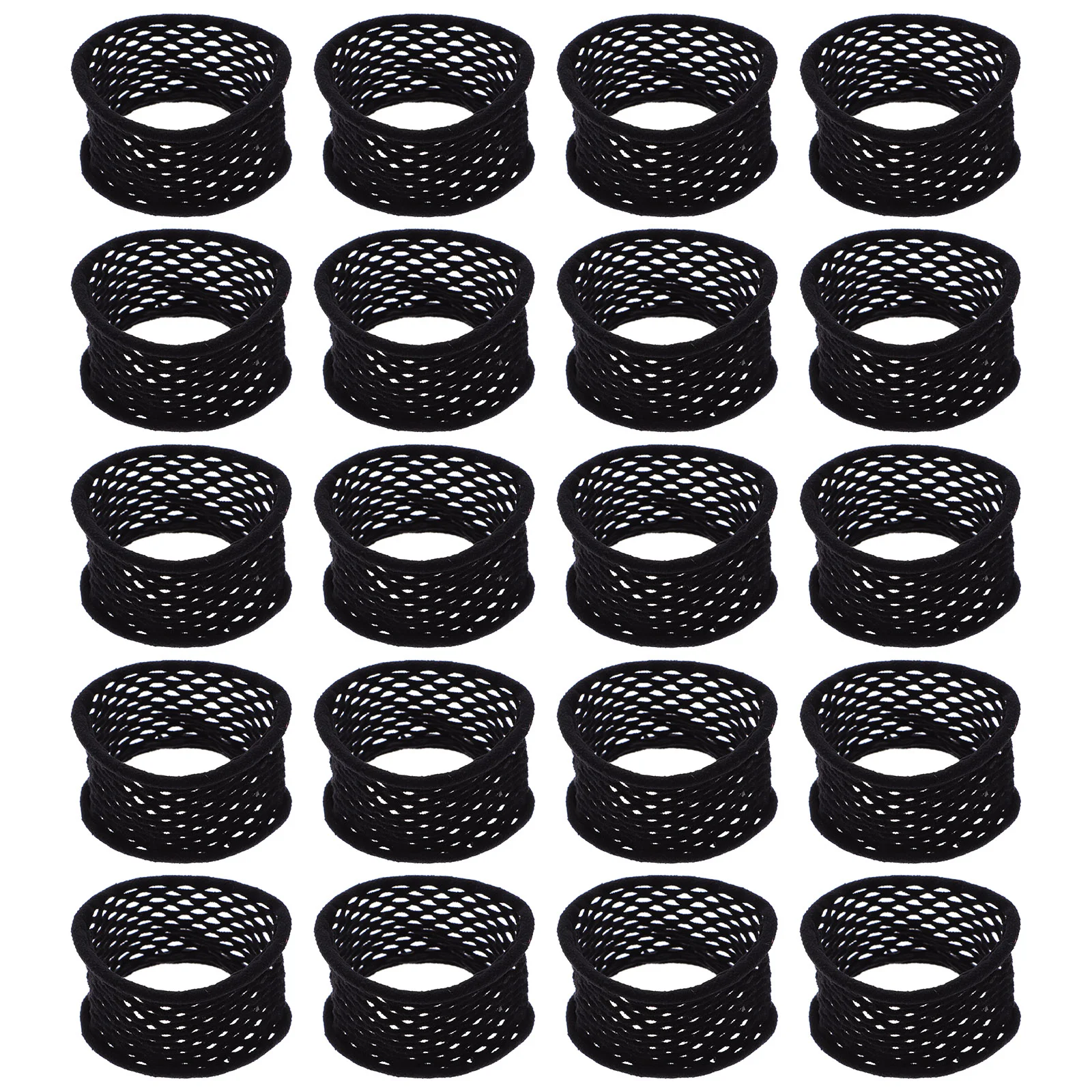 

20 Pcs Wide Edge Hair Ring High Elastic Hair Accessories Ponytail Holder Hair Scrunchies For Ponytail Holders Hair Ropes Hair