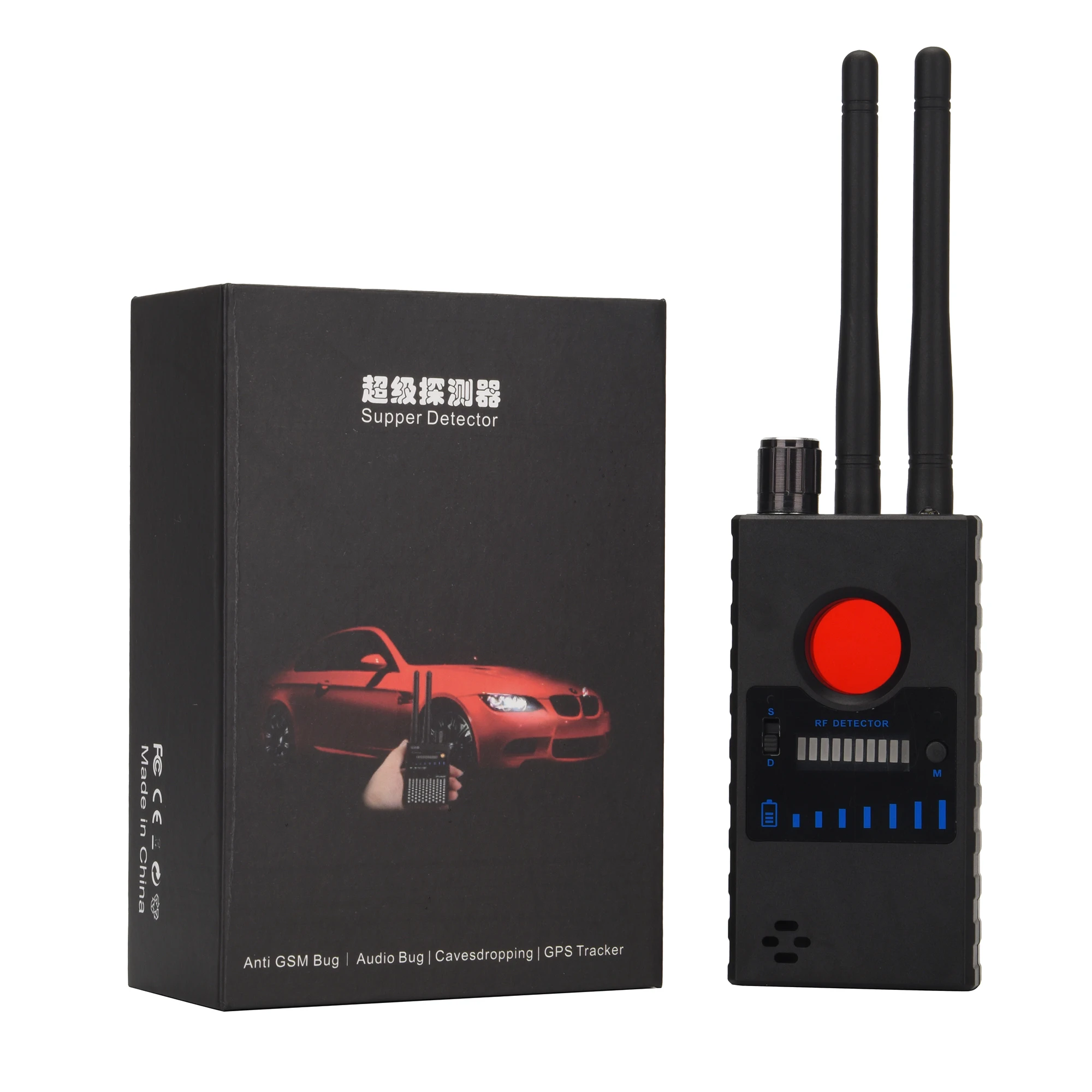 Hotel Camera Detector, RF Spy Things Device, GPS, GSM, BugCar Tracker Detector Spy Gadgets For Car, Meeting, Travel Devices