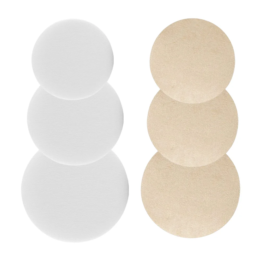 Papel de Filtro para Cafeteira Espresso, Filtros Bacia em Pó, Boa Resistência, Branco, Castanho, Prático, 51mm, 53mm, 58mm