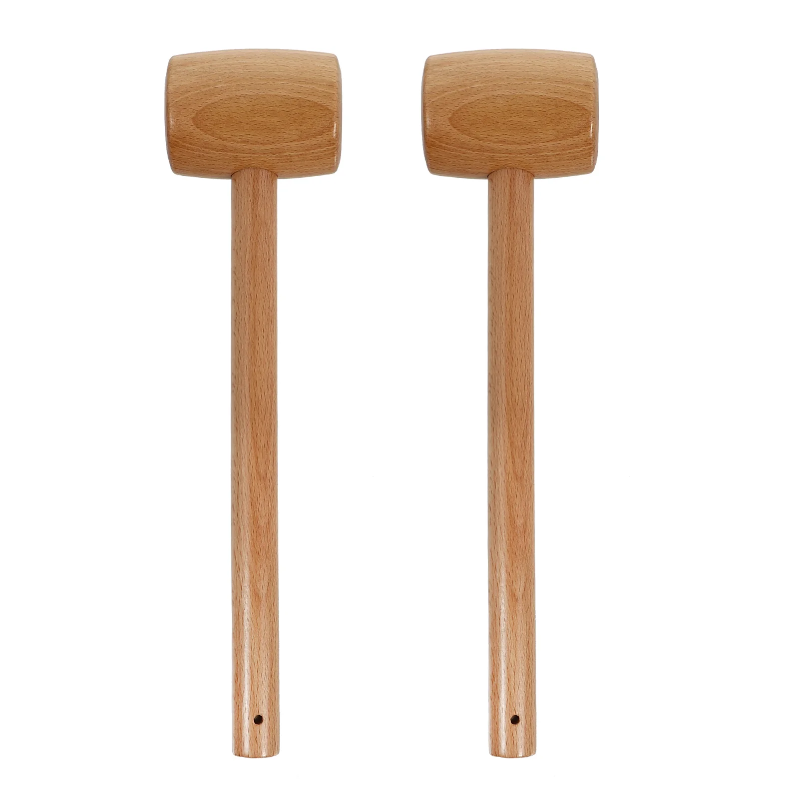 

2Pcs Meat Hammer Tool Wooden Crab Mallet for Seafood Lobster Cracking Shellfish Cakes Eco Friendly Biodegradable Smooth Finish