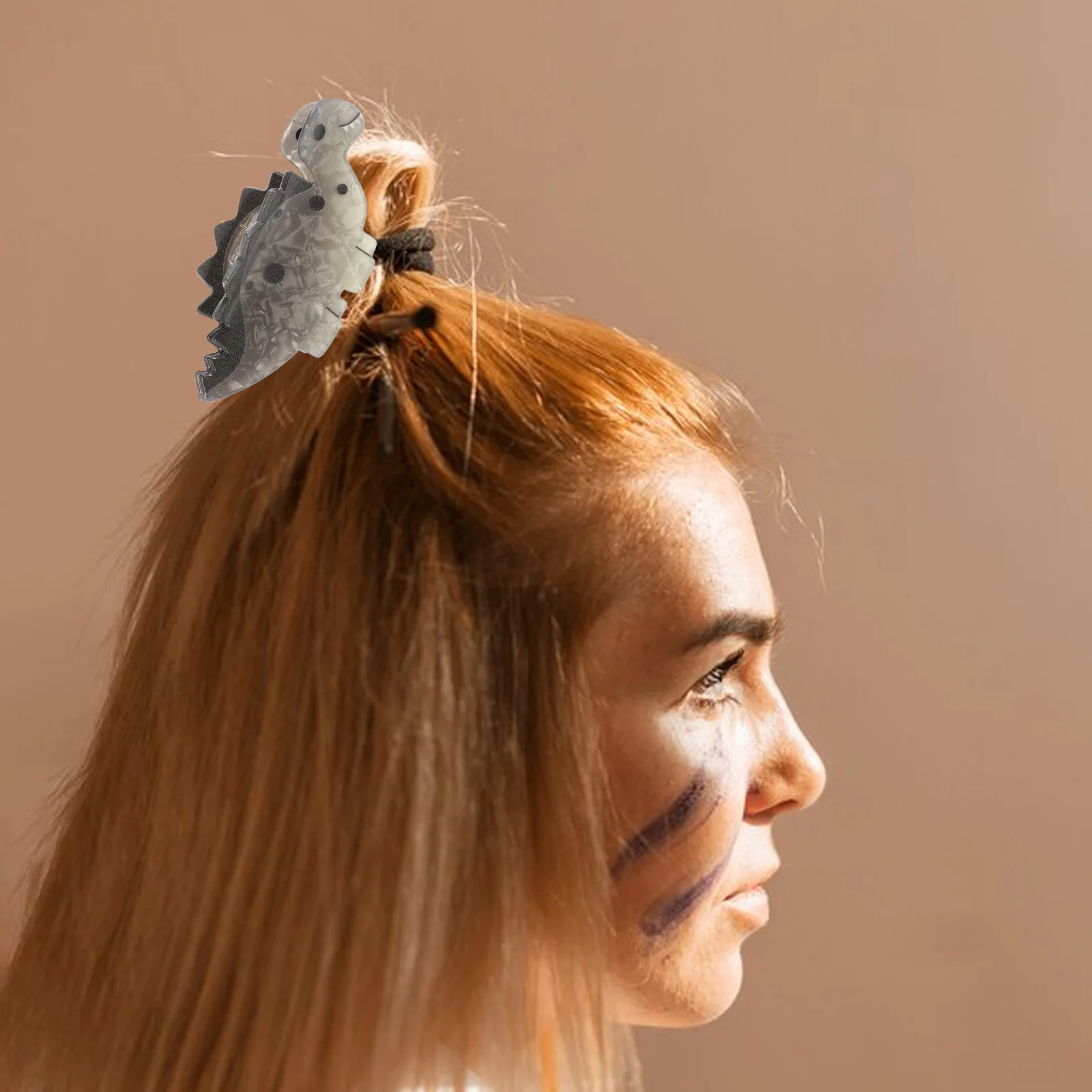 

Little Dinosaur Hairpin Cartoon Clips for Thick Cute Fun Accessories Girls Women Hairstyle Ponytail Updo Party Wedding Hair Claw