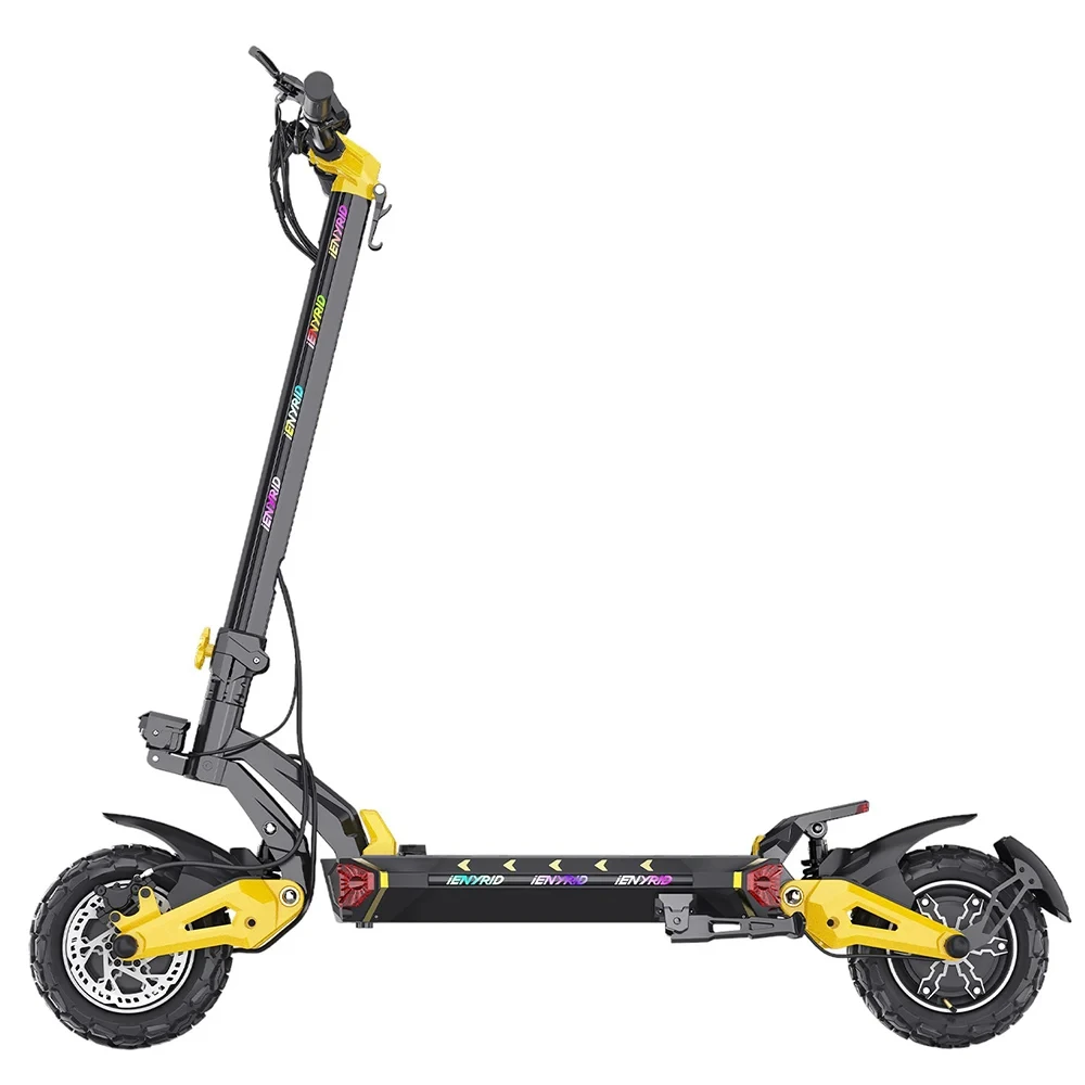 iENYRID ES60 Electric Scooter, 2*1200W Motor, 48V 23Ah Battery, 11-inch Tire, 60km/h Max Speed, 70km Range, Hydraulic Brake