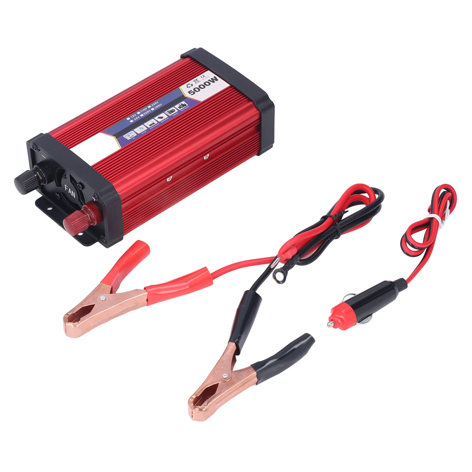 

Car Inverter Modified Sine Wave Vehicle Power USB Charger Converter Adapter 2000W24V to 220V