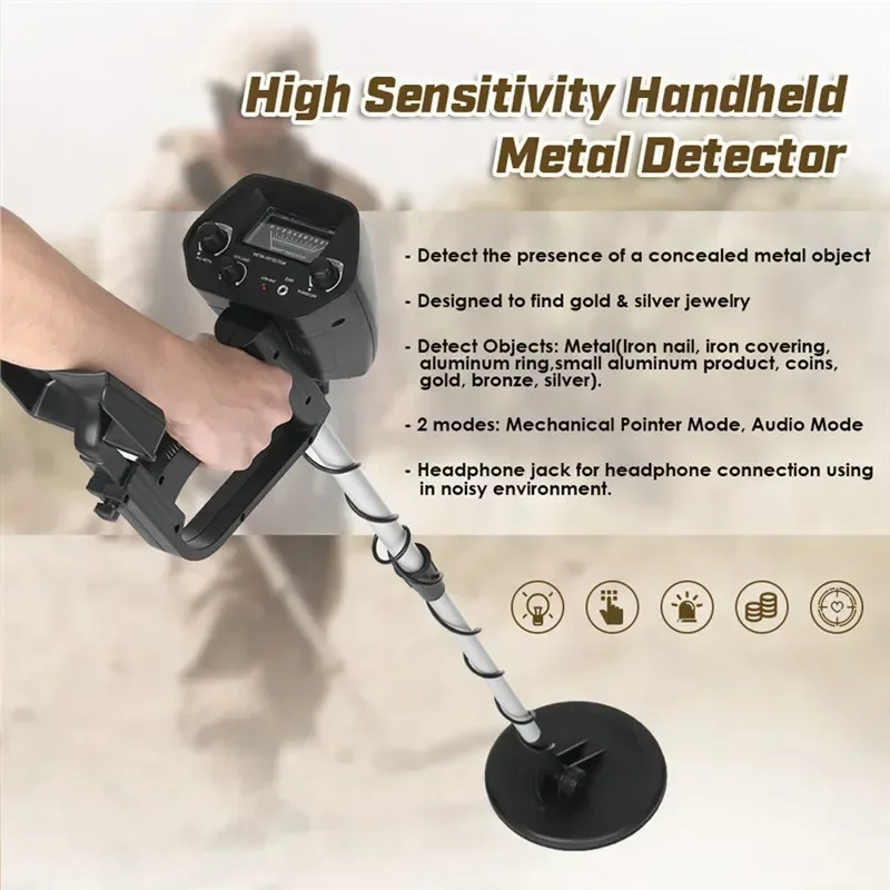 High Accuracy Professional Under Ground Metal MD-4030P Gold Detectors MD4030 Treasures Detect Hunters Circuit Metales