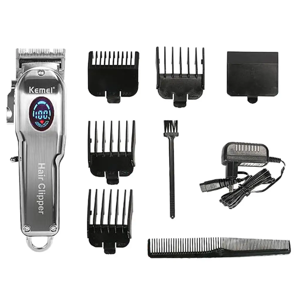 Kemei KM-2002 Metal Electric Hair Shaver Trimmer Cutter EU Plug