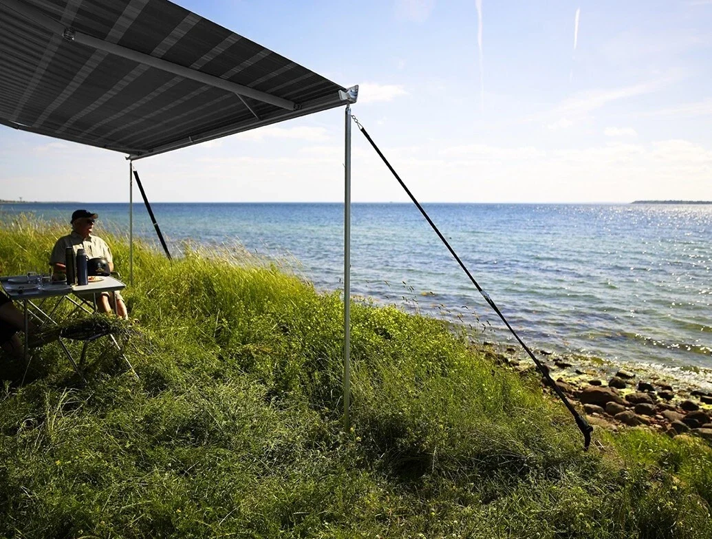 1 مجموعة ل Thule المظلة العاصفة عقد أسفل الأشرطة الجانبية المظلة تأمين السنانير قافلة متنقل العاصفة الرياح مجموعة اكسسوارات السيارات