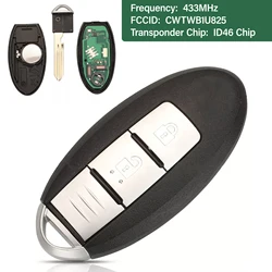 433MHz 2b Smart Remote Key Fob für Nissan Np300 Navara