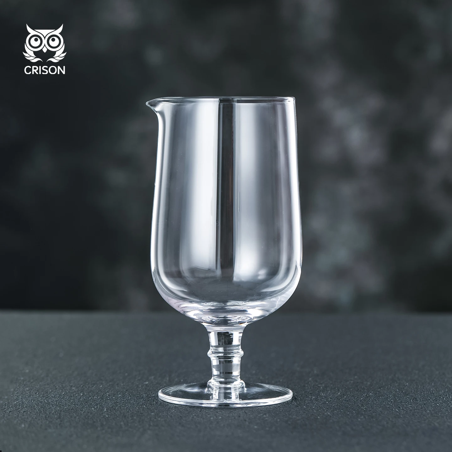 MG801 CRISON Crystal Cocktail Whisks Mixing Glass Bar Tools Professional Cocktail Shaker 600ML