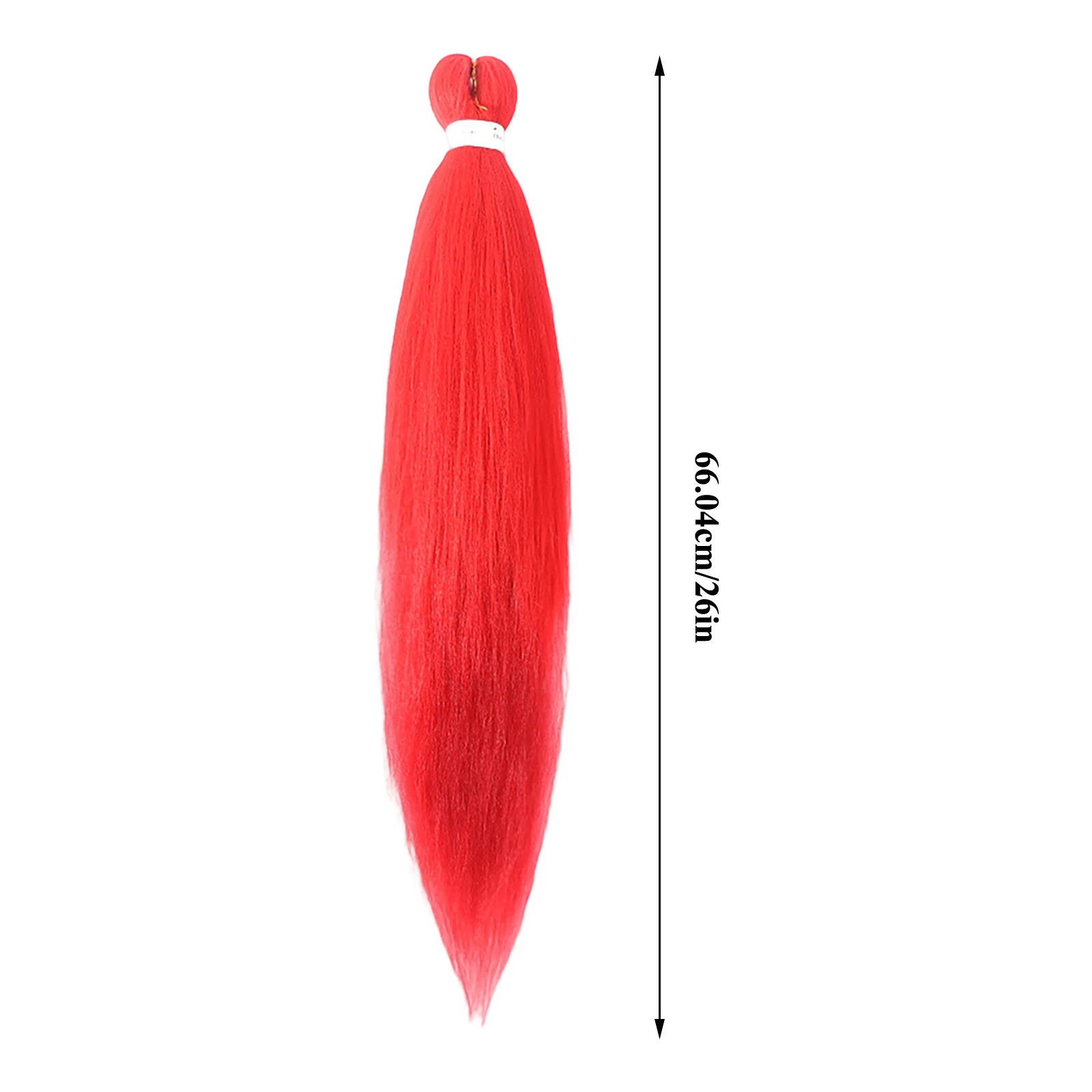 1 extensión de cola de caballo púrpura sintética con banda de goma, peluca de cola de caballo trenzada larga y recta DIY, accesorios para el cabello para mujer