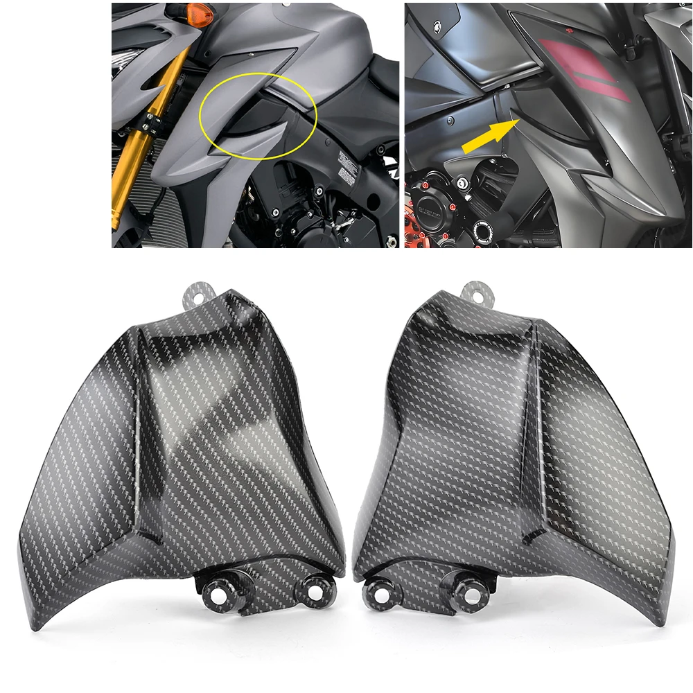 For SUZUKI GSX-S1000 2015-2020 GSX-S 1000 GSXS1000 Side Cover Cap Panel Fairing Guard Cover Front Upper Beak Nose Extension