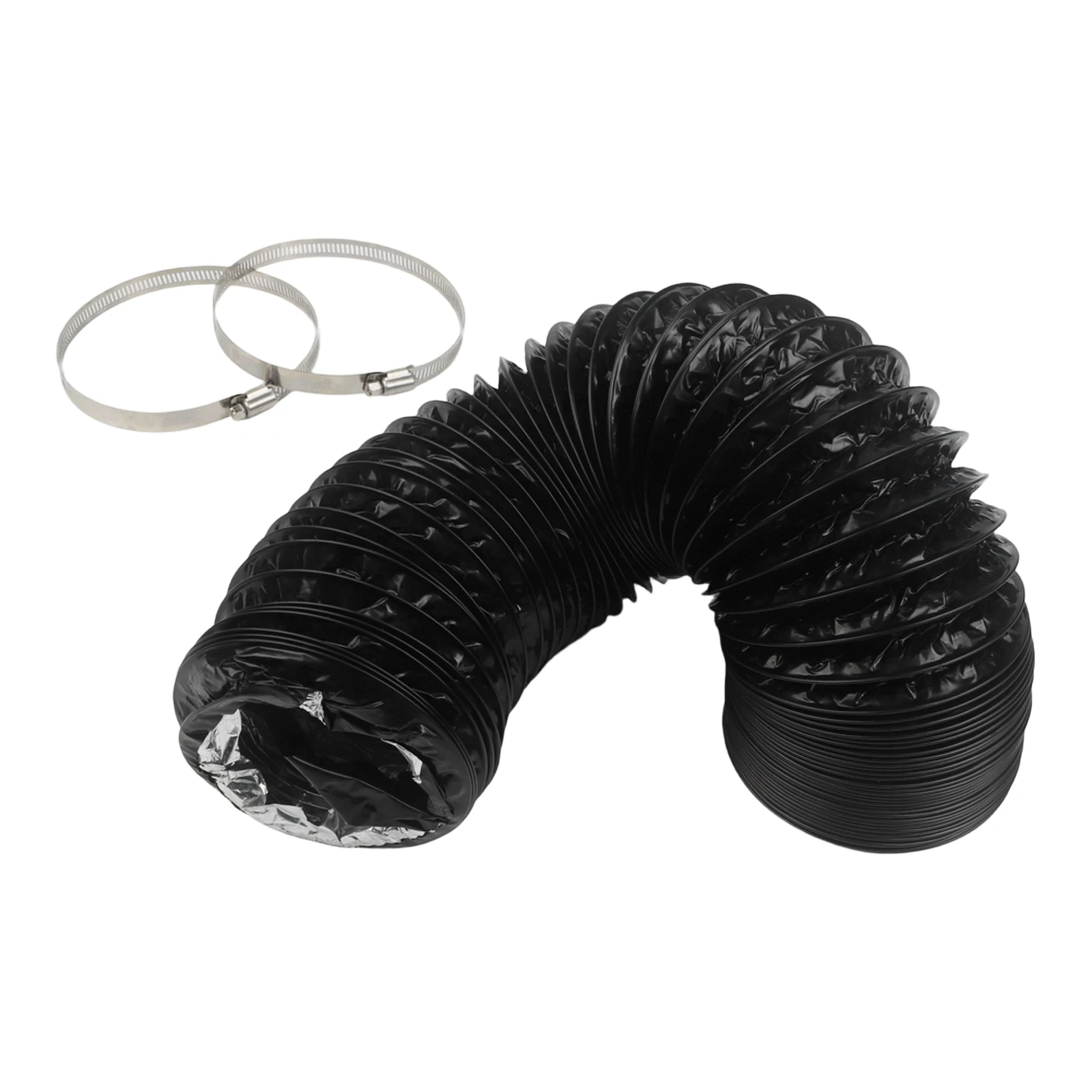 4inch Aluminum Foil Vent Hose Leak-Resistant HVAC Ducting Air Conditioner Ventilation Ducting Vent Hose Dryer Hood Exhaust Duct