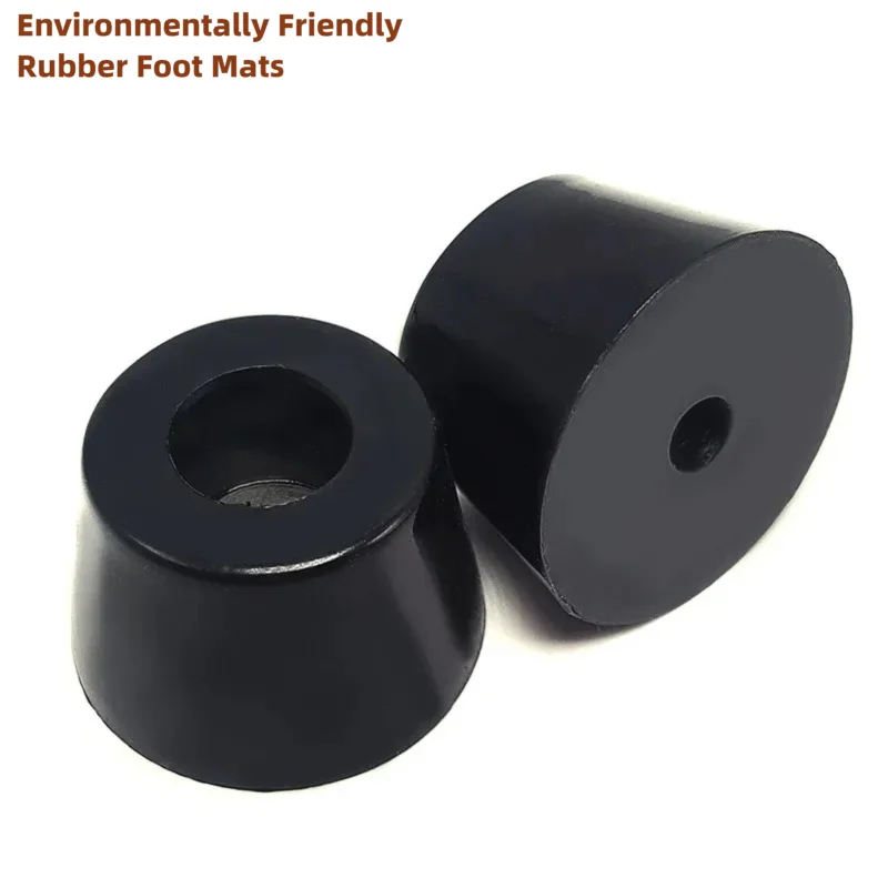 1-10pcs Black Rubber Feet Chair Floor Protector Anti Slip Furniture Feet Sofa Table Leg Cabinet Bottom Pad Furniture Accessories