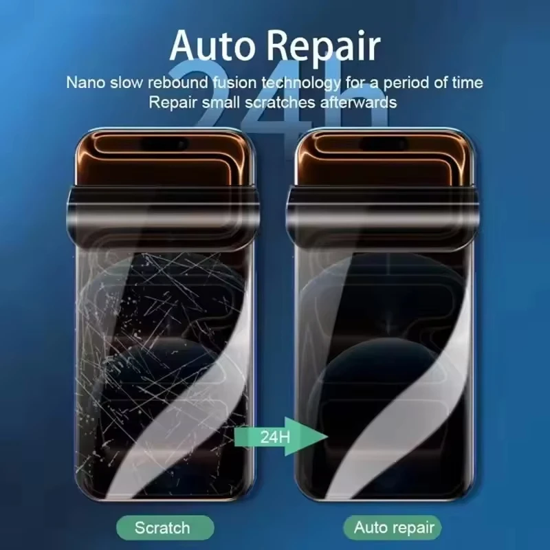 1-4PCS Sichtschutz-Hydrogel-Folie für iPhone 17 Pro Max 18 13 11 16 15 14 12 XR Xs X 17promax Schutzfolie für den Bildschirm, weiche Folie – Detail 3