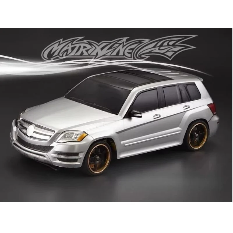1/10 RC GLK 350 BK/Silver Rally SUV Body RC PC Lexan Shell Finished Lampshade Mirror 195mm Width For RC Hsp Tamiya XV-01 LC PTG