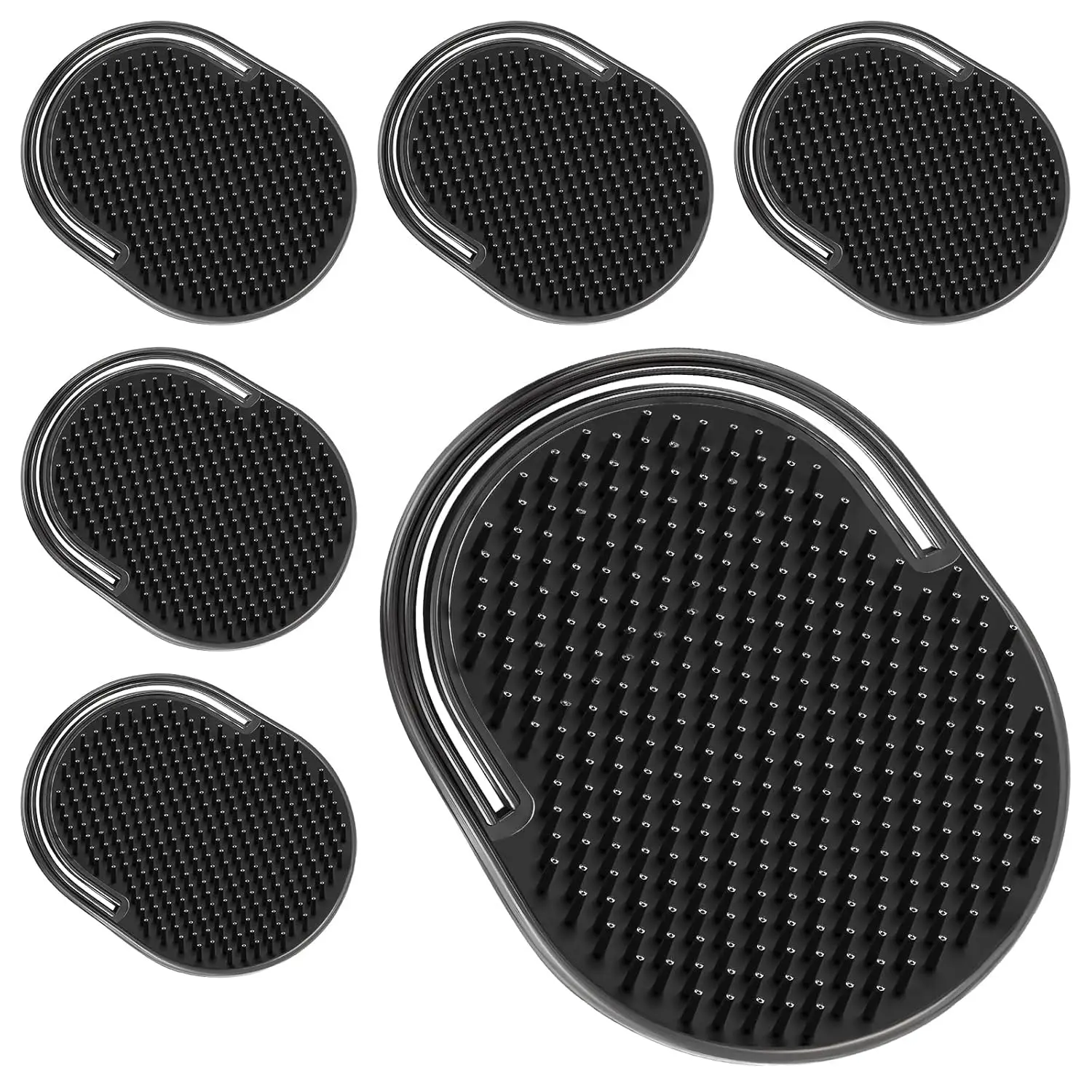 Pocket comb massage hair comb pocket palm brush comb portable hair comb beard comb creative scalp brush pocket combs