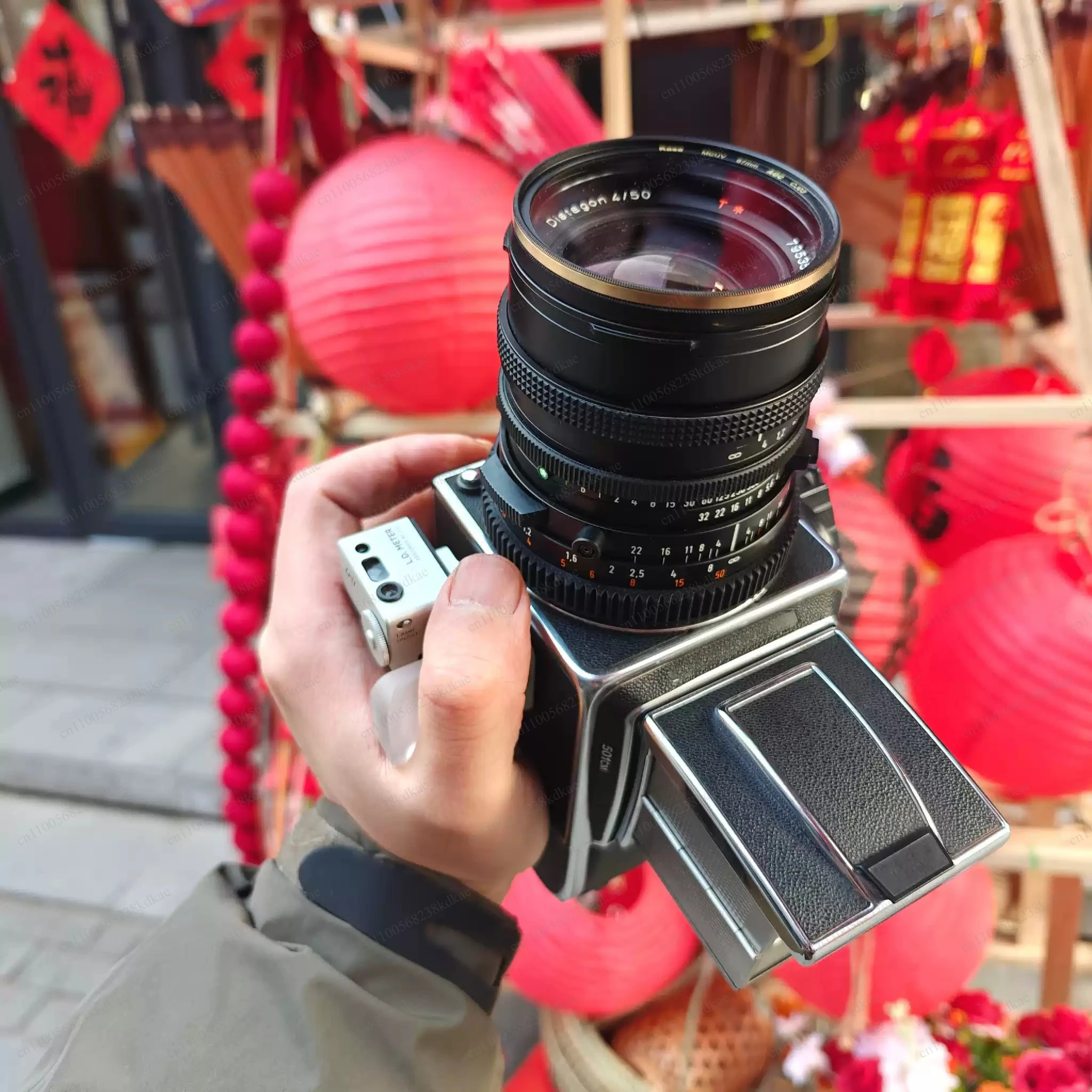 Three-in-one Expansion Accessory With Finger Handle Cold Shoe & Level Fit 500/503 Film Camera Multi Function Adapter