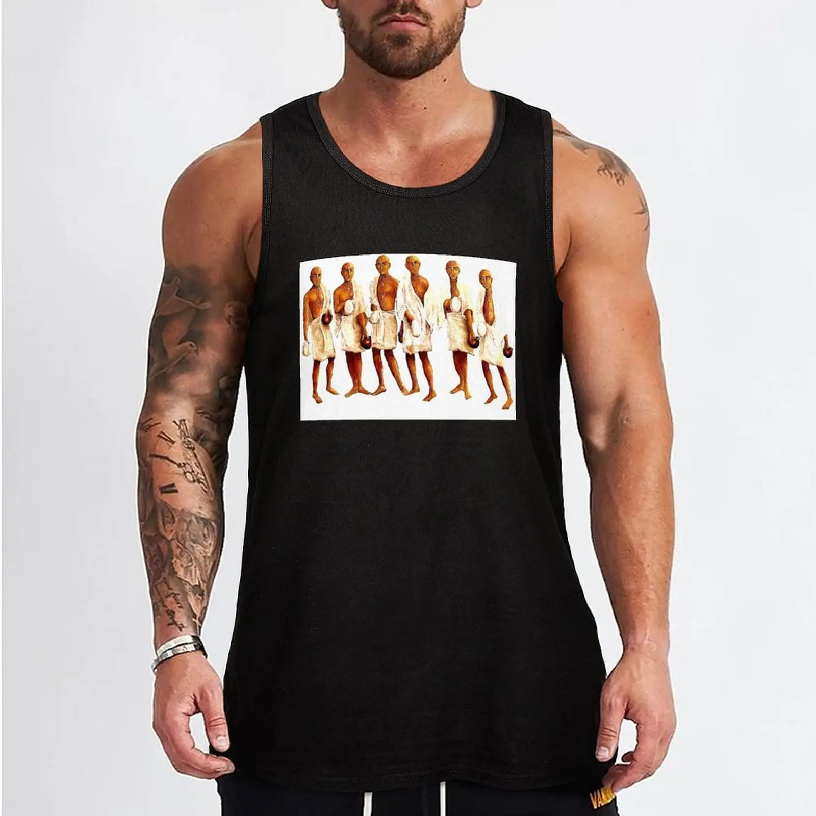 Six Goswamis of Vrindavan Tank Top basketball bodybuilding men T-shirts men