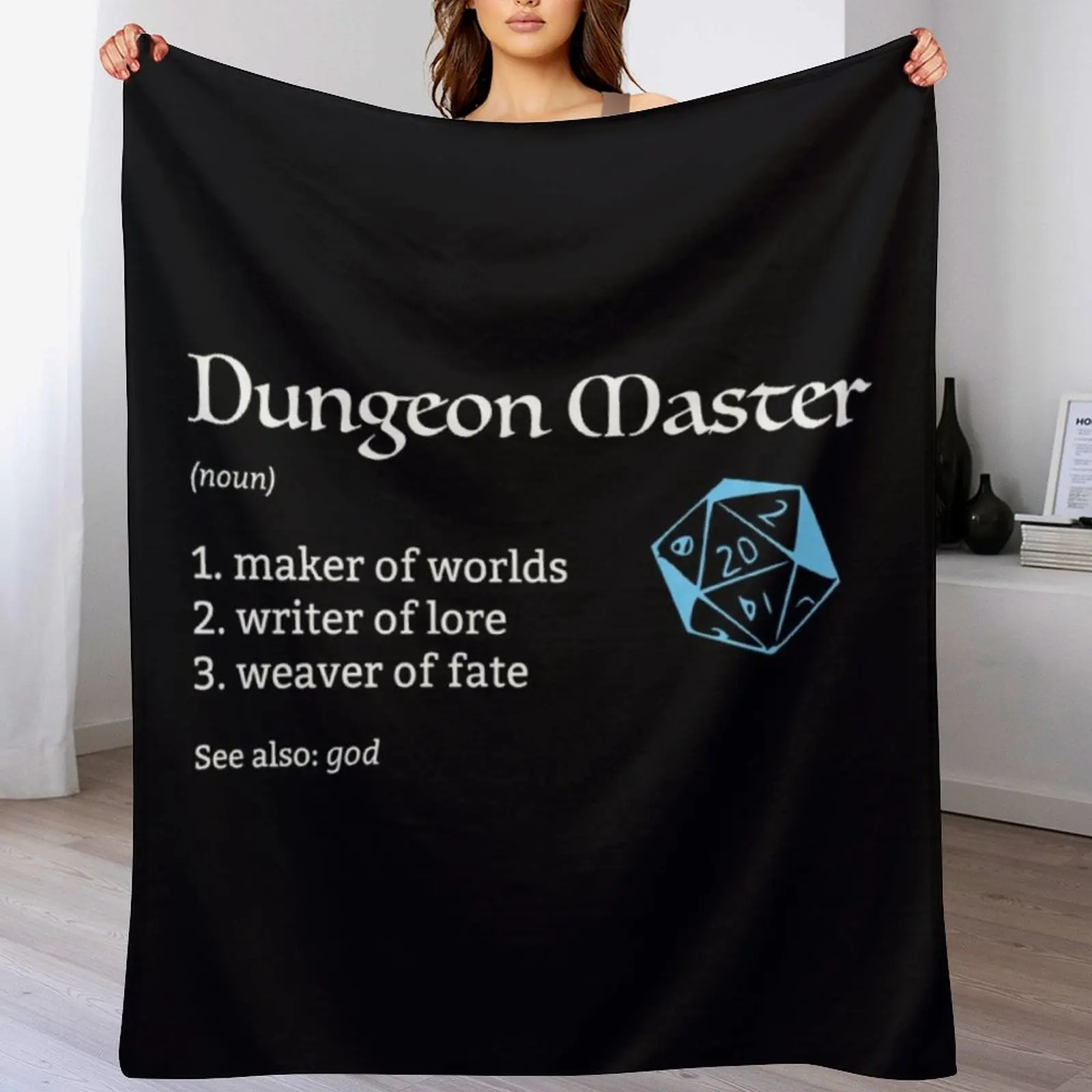 

Dungeon Master (\t Throw Blanket manga Decoratives Blankets