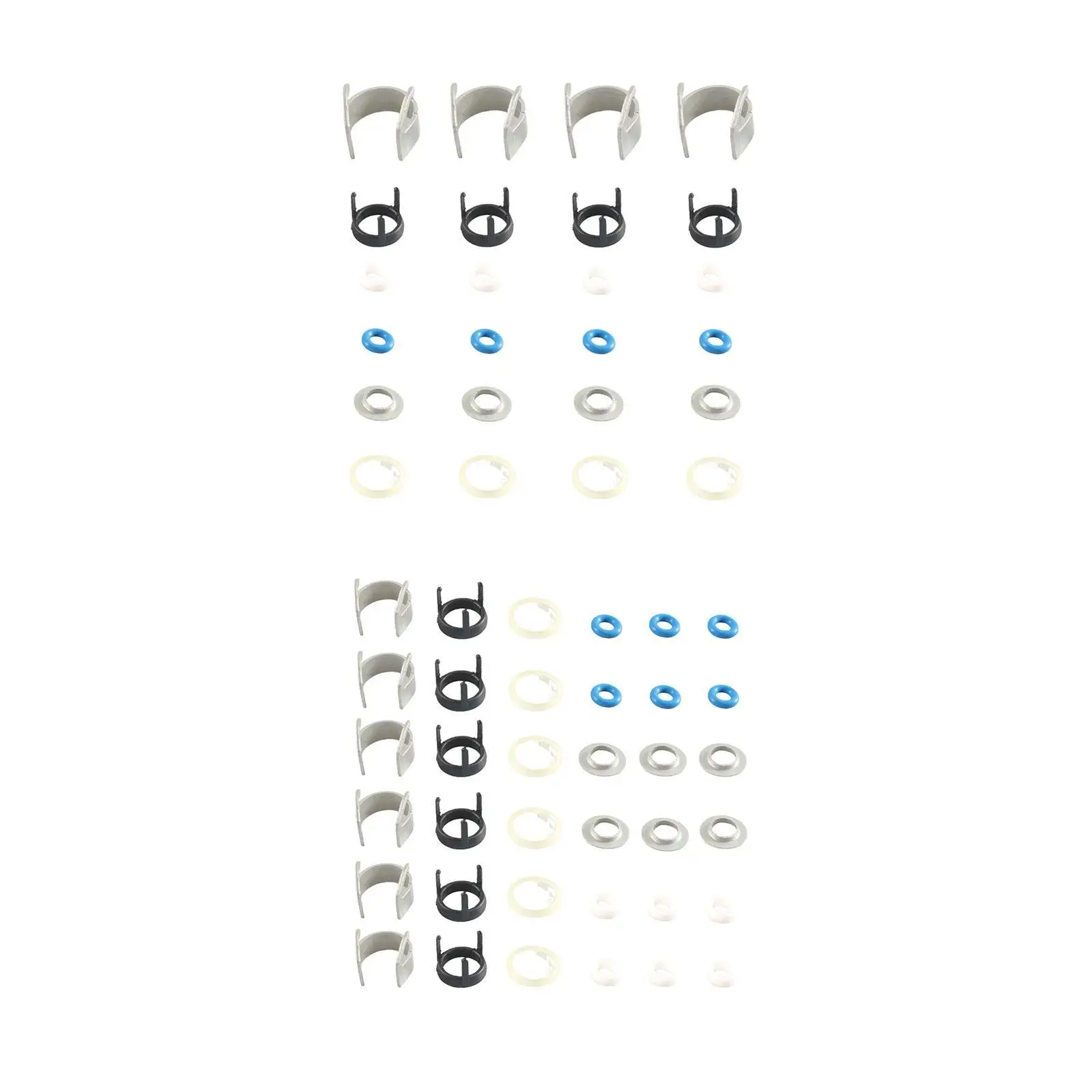 

Fuel Injectors Seal Repair Kit 06H998907B 06J998907 Replace Practical Easy Installation Accessory for Audi A2 2000 2005