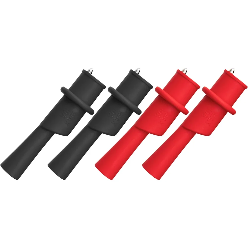 Multifunctional Crocodile Clip Circuit Clip Plug Range Suitable Test Voltage Convenient Current Insulation Sheath