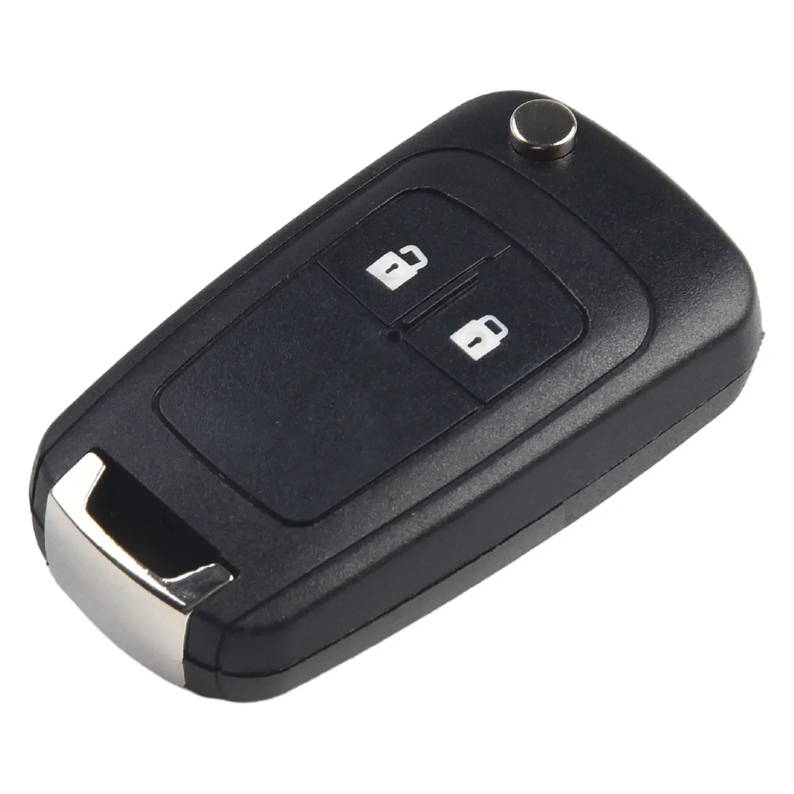 Car 2-button Folding Key Case Cover Folding Key Housing Black Key Shell Without Battery For Opel Zafira Mokka Karl Insignia