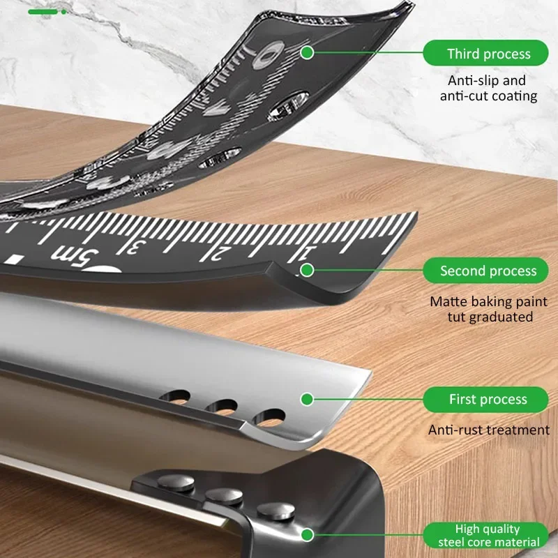 3M-10M Self Locking Steel Tape Hardened Wear-Resistant Tape Zero Point Correction Accurate Wear-resistant Ruler Measuring Tools
