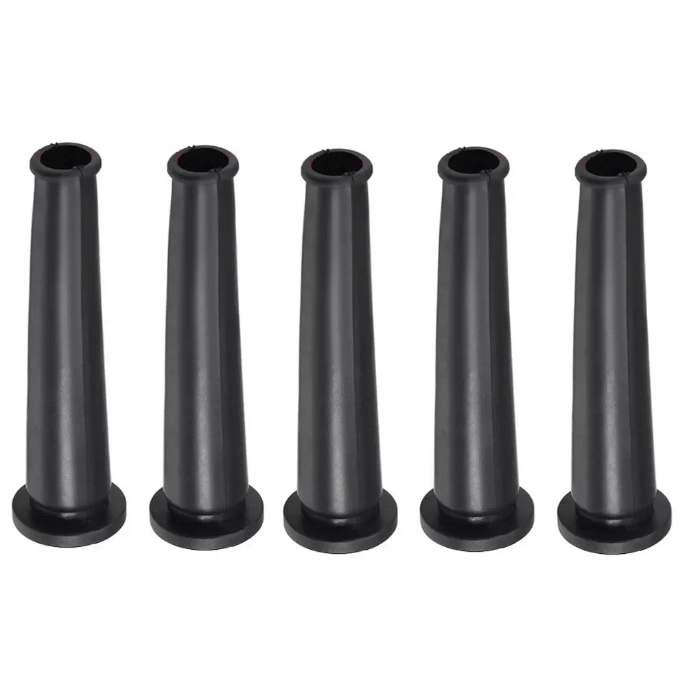 5Pcs Black Rubber Wire Protector Cable Sleeve Boot Cover For Angle  Ment Power Tool Power Cord Protective Cov