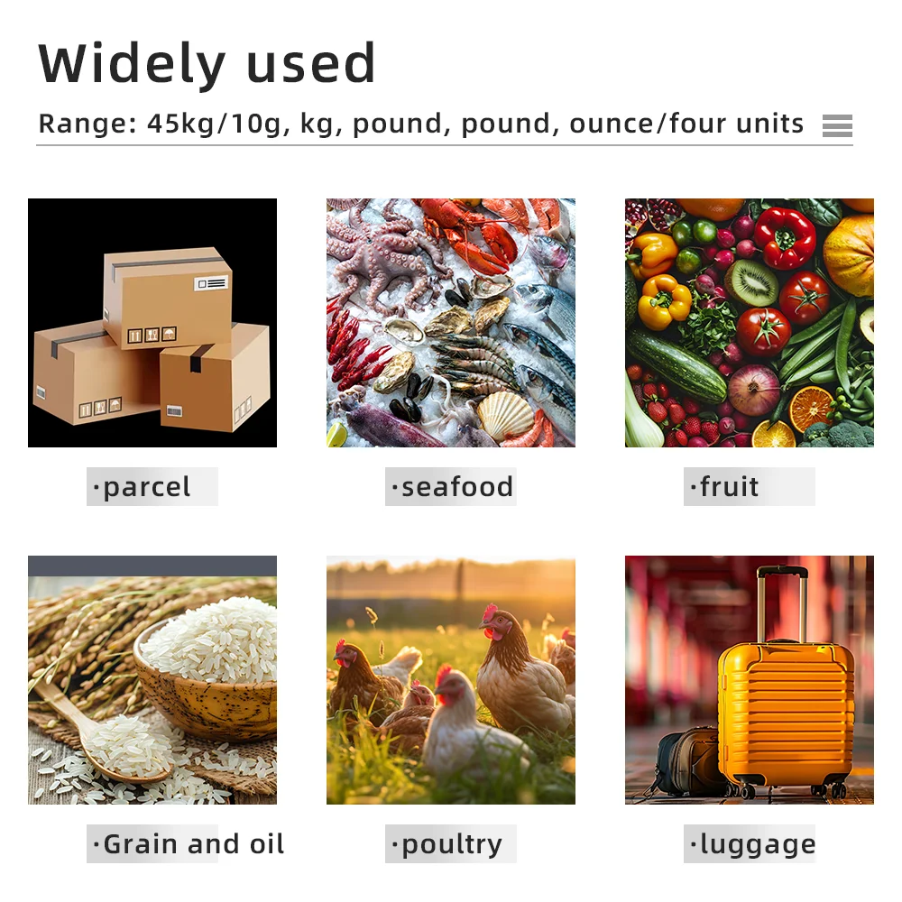 ميزان معلق صغير 45 كجم/10 جرام موازين خطافية إلكترونية محمولة LCD ميزان أمتعة كجم رطل أوز جين أدوات الترجيح لصيد الأسماك في المزرعة