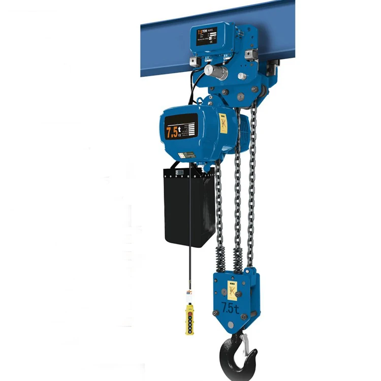 1 Ton 1.5ton 2 Ton Wire Rope Electric Chain Hoist 220v With Trolley