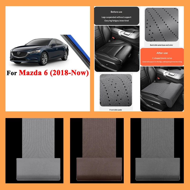 

For Mazda 6 2018-2026 Car Seat Leg Support Extension Mat support pad Seat extension leg pad